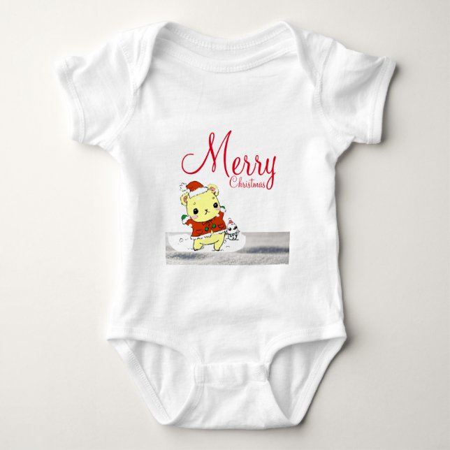 Body Para Bebê Natal (Frente)