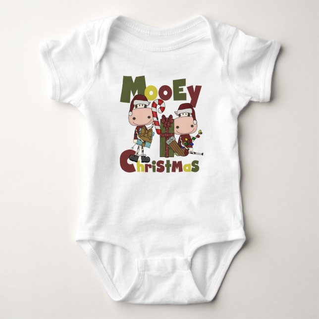 Body Para Bebê Natal de Mooey (Frente)