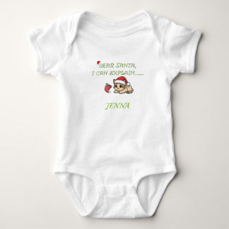 Body Para Bebê Natal Divertido Gato Travesso