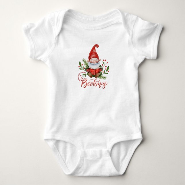 Body Para Bebê Natal do livro  (Frente)