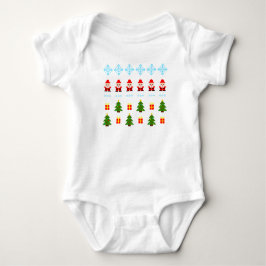 Body Para Bebê Natal em Pixel Art