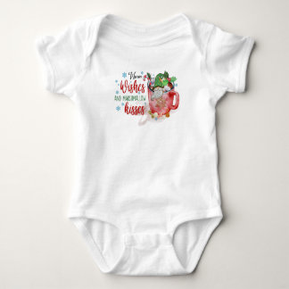 Body Para Bebê Natal Gnomo