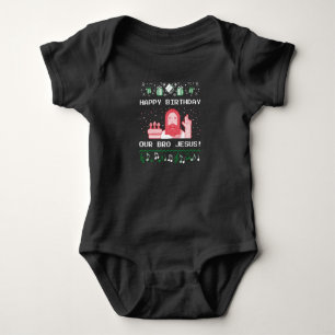 Body Para Bebê Natal - Parabéns, Irmão Jesus