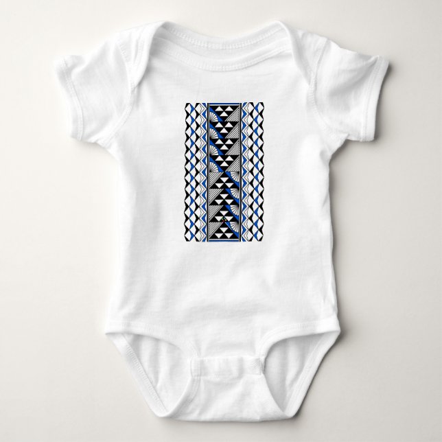 Body Para Bebê Native Sun and Rain in Blue (Frente)