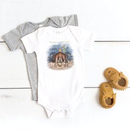 Body Para Bebê Natividade Tradicional de Natal para a Casa Farmad