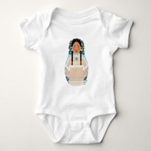Body Para Bebê Nativo Americano de Criança Matryoshka