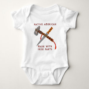 Body Para Bebê Nativo americano/irlandês