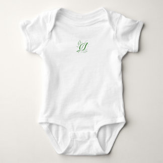 Body Para Bebê Nature Leaf Green Mini -