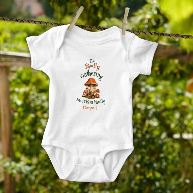 Body Para Bebê Natureza Divertida - Reunião Personalizada da Famí (Criador carregado)