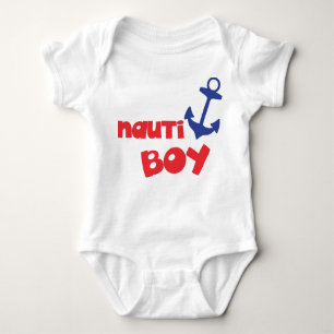 Body Para Bebê Nauti Boy, Boat Anchor, Sailor, Navegação, Náutico