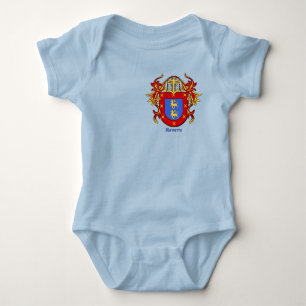 Body Para Bebê Navarro Historical Shield com Helm e Mantle