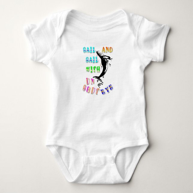Body Para Bebê Navegue e Navegue Com Olho Desperto (Frente)