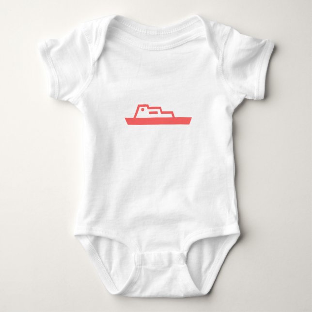 Body Para Bebê Navio (Frente)
