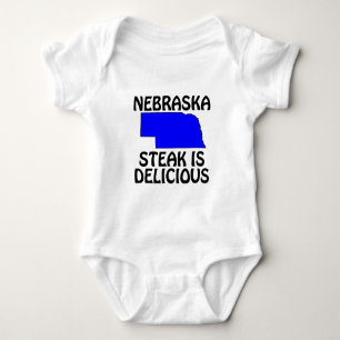 Body Para Bebê Nebraska - Bife é Delicioso