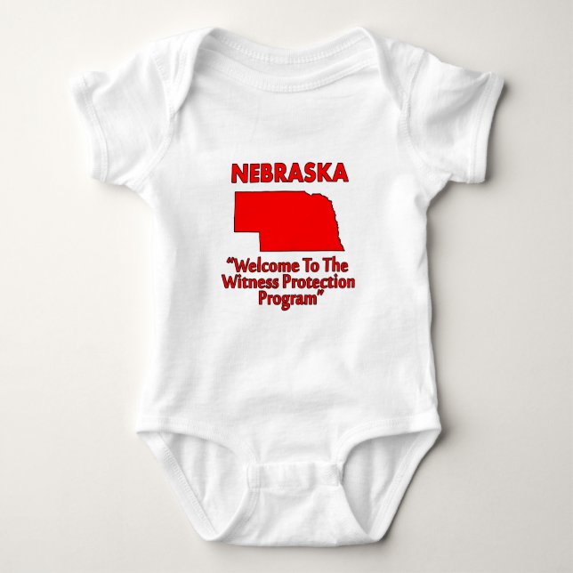 Body Para Bebê Nebraska - Programa de Proteção a Testemunhas (Frente)