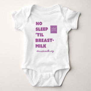 Body Para Bebê nenhum sono 'até o bodysuit do leite materno -