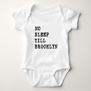 Body Para Bebê Nenhum sono lavra Brooklyn!