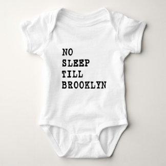 Body Para Bebê Nenhum sono lavra Brooklyn!
