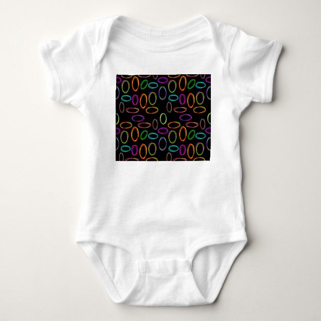 Body Para Bebê Neon Ovais (Frente)