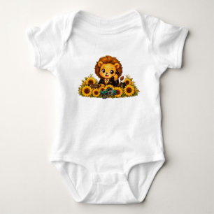 Body Para Bebê Neos Kawaii Zodíaco Leão