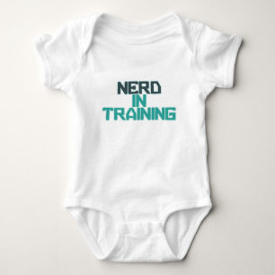 Body Para Bebê Nerd no treinamento