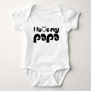 Body Para Bebê neto ama o papai