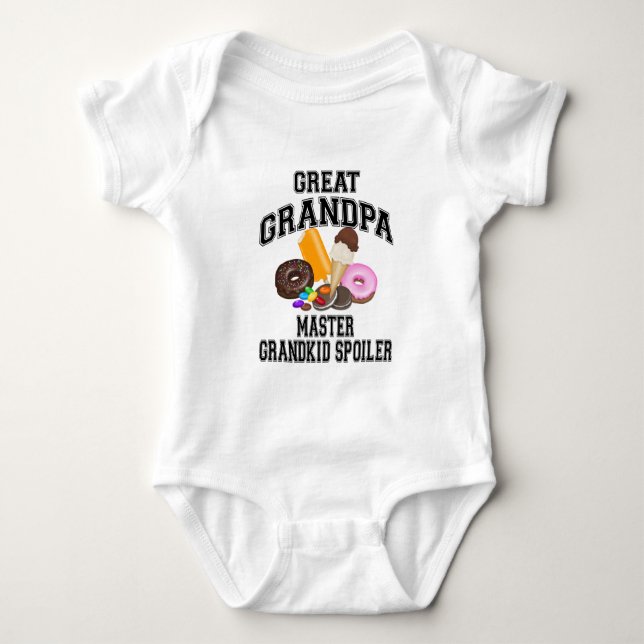 Body Para Bebê Neto Estraga Bisavô (Frente)