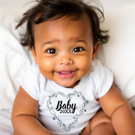 Body Para Bebê Neutral announce the pregnancy with the body