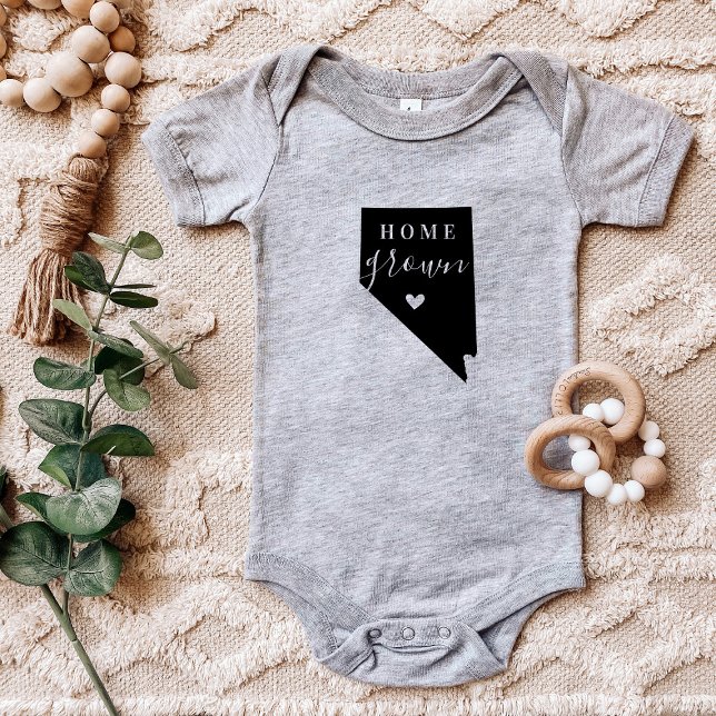 Body Para Bebê Nevada Home Grown State Tee (Criador carregado)