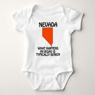 Body Para Bebê Nevada - O Que Acontece Em Vegas É Geralmente Beni