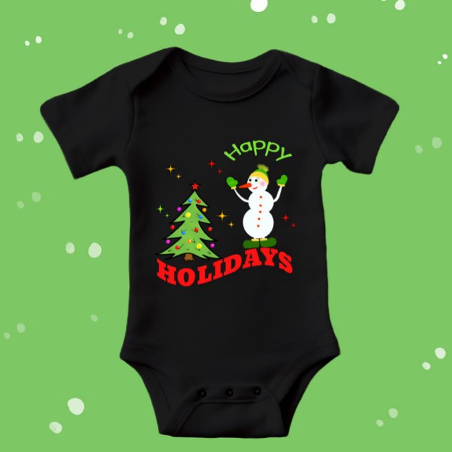 Body Para Bebê Neve natalina (Criador carregado)