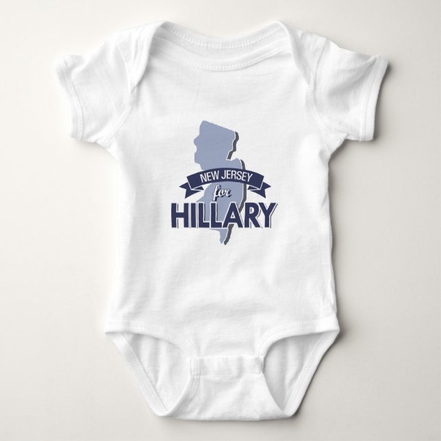 BODY PARA BEBÊ NEW-JERSEY PARA HILLARY (Frente)