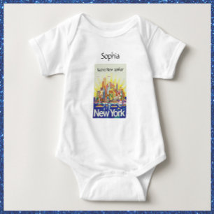 Body Para Bebê New Yorker nativo