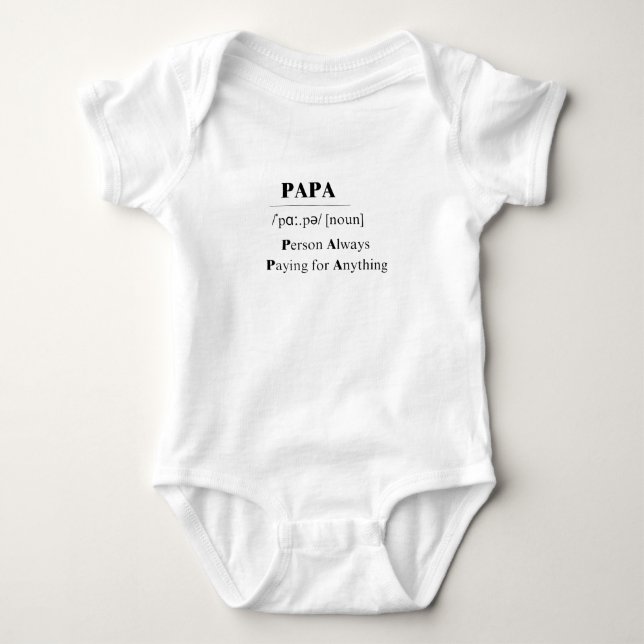 Body Para Bebê Newbie PAPA is.. (Frente)