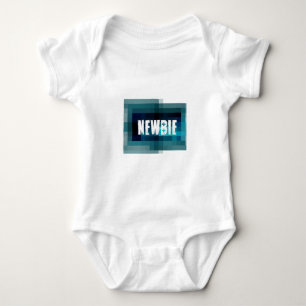 Body Para Bebê Newbie - pixelated. Geek novo na cidade