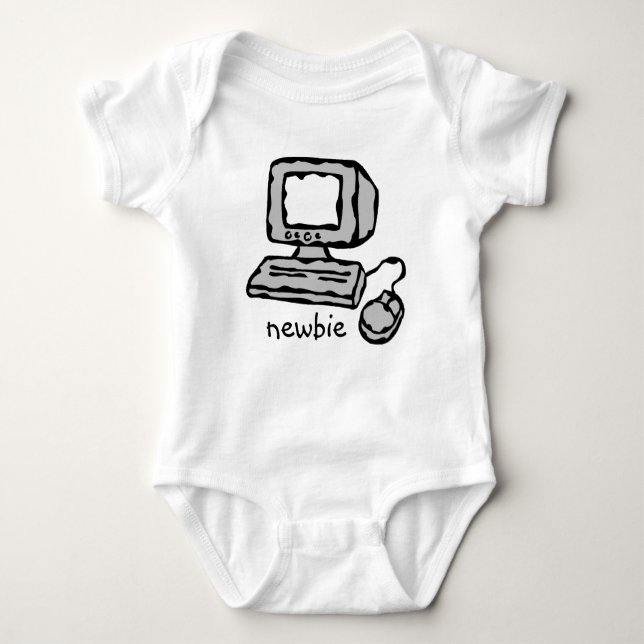 Body Para Bebê Newbie T-Shirt (Frente)