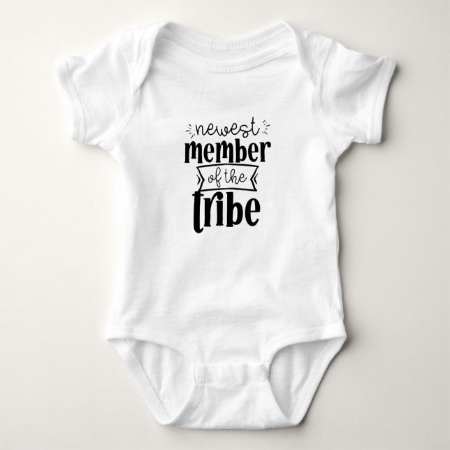 Body Para Bebê Newest Member of the Tribe (Frente)
