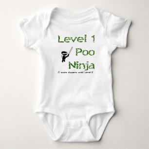 Body Para Bebê Nível 1 Poo Ninja