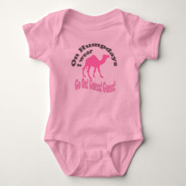 Body Para Bebê No dia da corcunda eu visto rosa e camelo