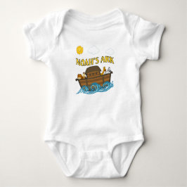 Body Para Bebê Noah's Ark Cute Boat Newborn Pj's
