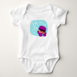 Body Para Bebê Nom Nom Nom! Monstro de roupa para bebê