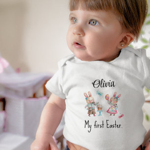 Body Para Bebê Nome, Bonita Minha Páscoa De 1rua, Newborn-Toddler