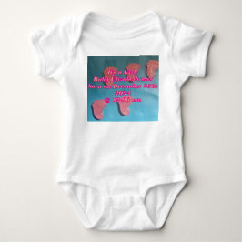 Body Para Bebê Nome da Menina e Arrival Bodydress