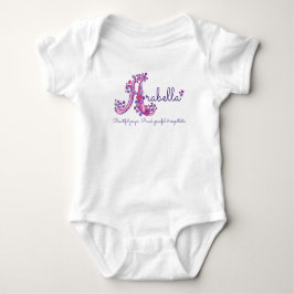 Body Para Bebê Nome das meninas de Arabella & significado do