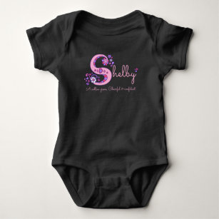 Body Para Bebê Nome das meninas de Shelby e significado do roupa