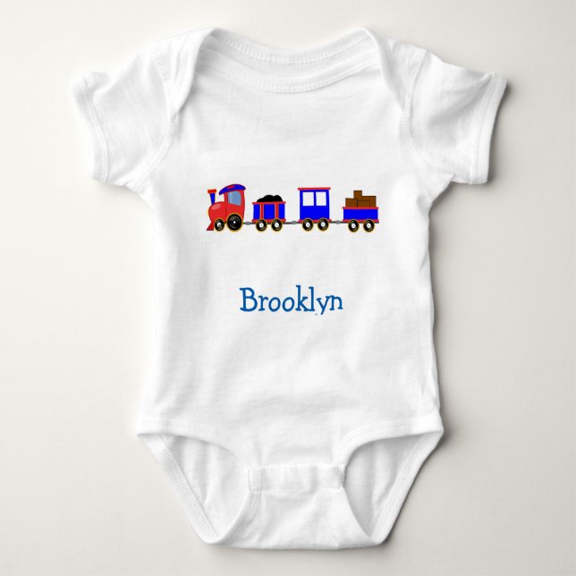 Body Para Bebê Nome de bebê BROOKLYN personalizado (Frente)