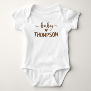 Body Para Bebê Nome de Bebê Personalizado, Personalizado Em Breve