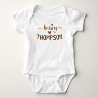 Body Para Bebê Nome de Bebê Personalizado, Personalizado Em Breve