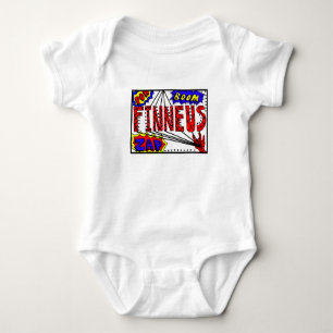 Body Para Bebê Nome de menino Finneus Teia de Aranha Super Podere