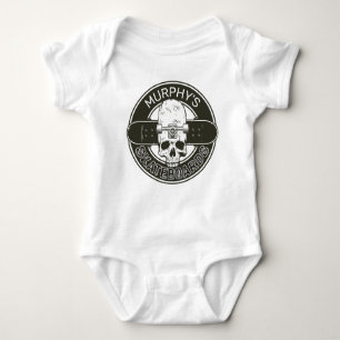 Body Para Bebê NOME DE Skater Personalizado Skate Skate Skull